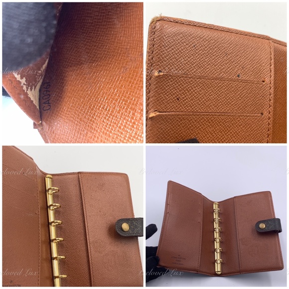 Authentic LOUIS VUITTON Monogram Canvas Small Ring Agenda PM - Picture 11 of 13